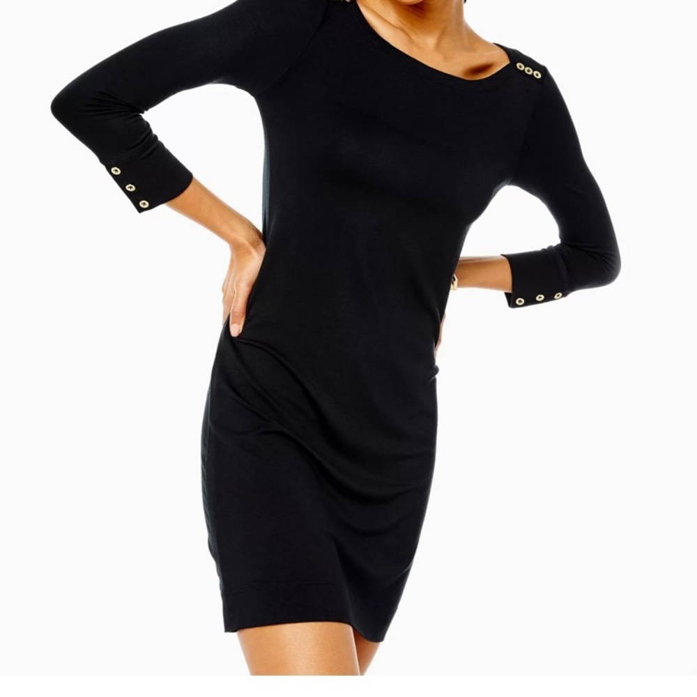 UPF 50 Sophie Dress in color True Navy- Small